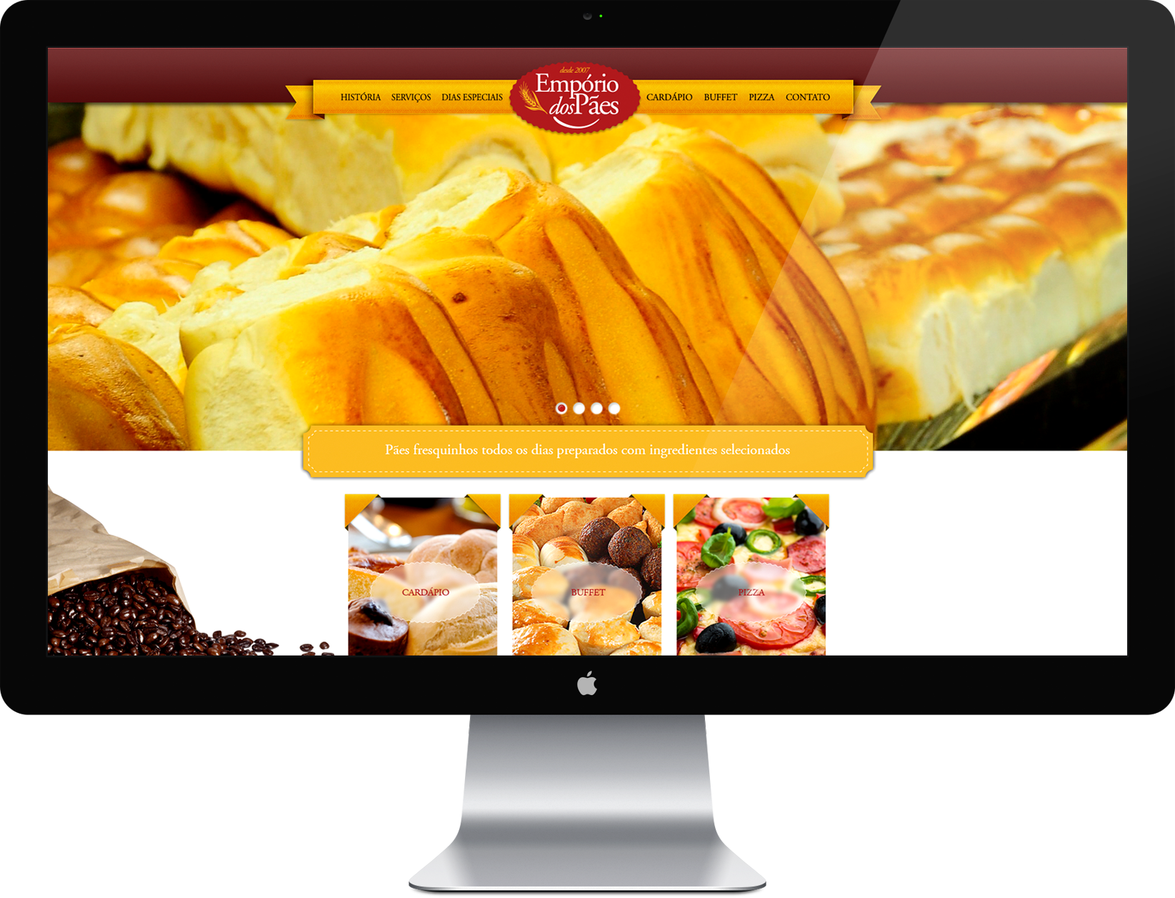 Site Padaria Empório