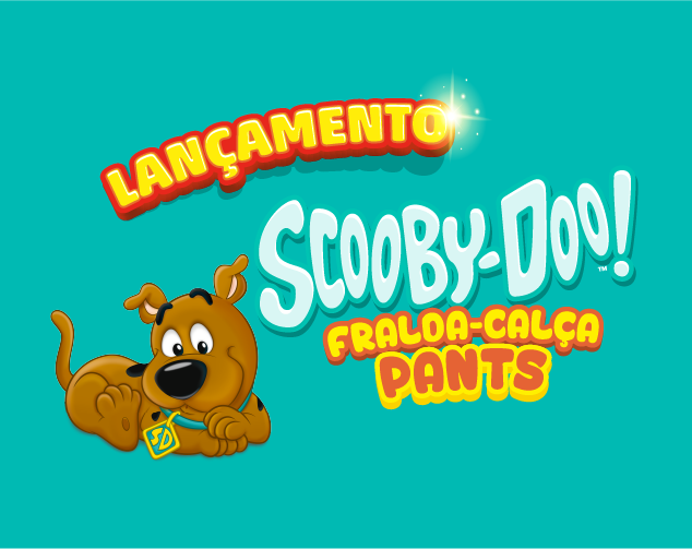 LANÇAMENTO SCOOBY-DOO FRALDA-CALÇA PANTS