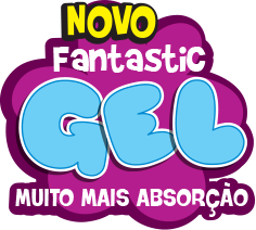 Ícone 'Novo Fantastic Gel - Muito mais absorção'