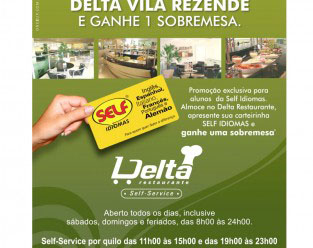 Newsletter Delta Supermercados – Ganhe 1 Sobremesa